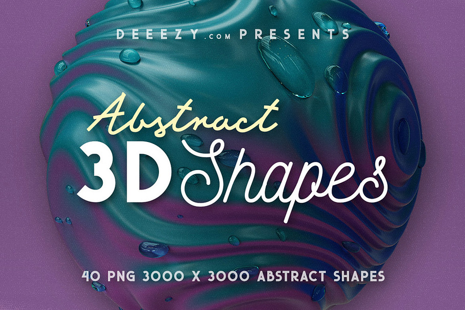 40 Abstract 3D Shapes in Objects - product preview 8