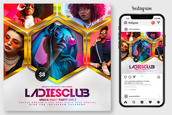 Night Club Flyer in Flyer Templates - product preview 1