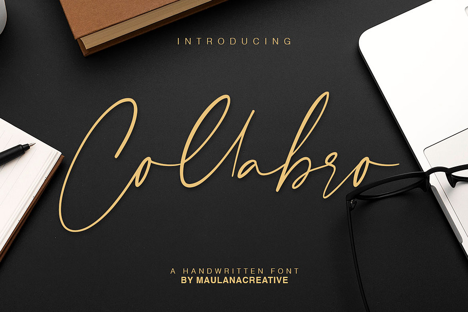 Collabro Signature Font in Script Fonts - product preview 8