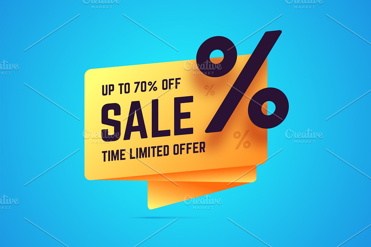 Up to 70 percent off sale. in Illustrations - product preview 8