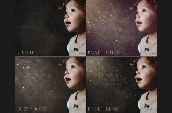 Bokeh dust photographic overlays in Objects - product preview 1