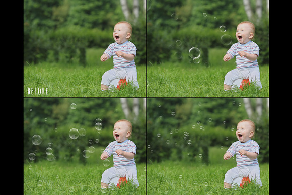 White soap bubble overlays in Objects - product preview 1