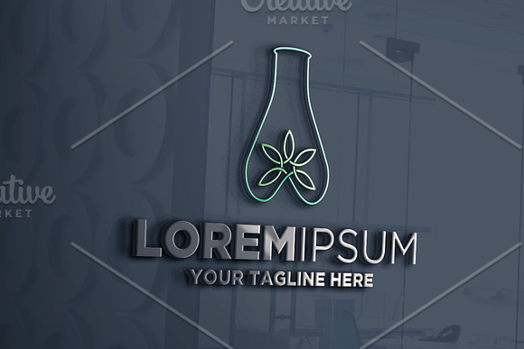 Bottle lab Cannabis logo in Logo Templates - product preview 1
