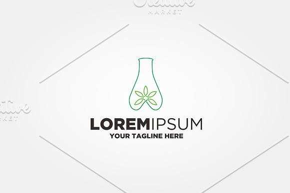 Bottle lab Cannabis logo in Logo Templates - product preview 2