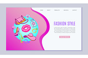 Fashion web store web template
