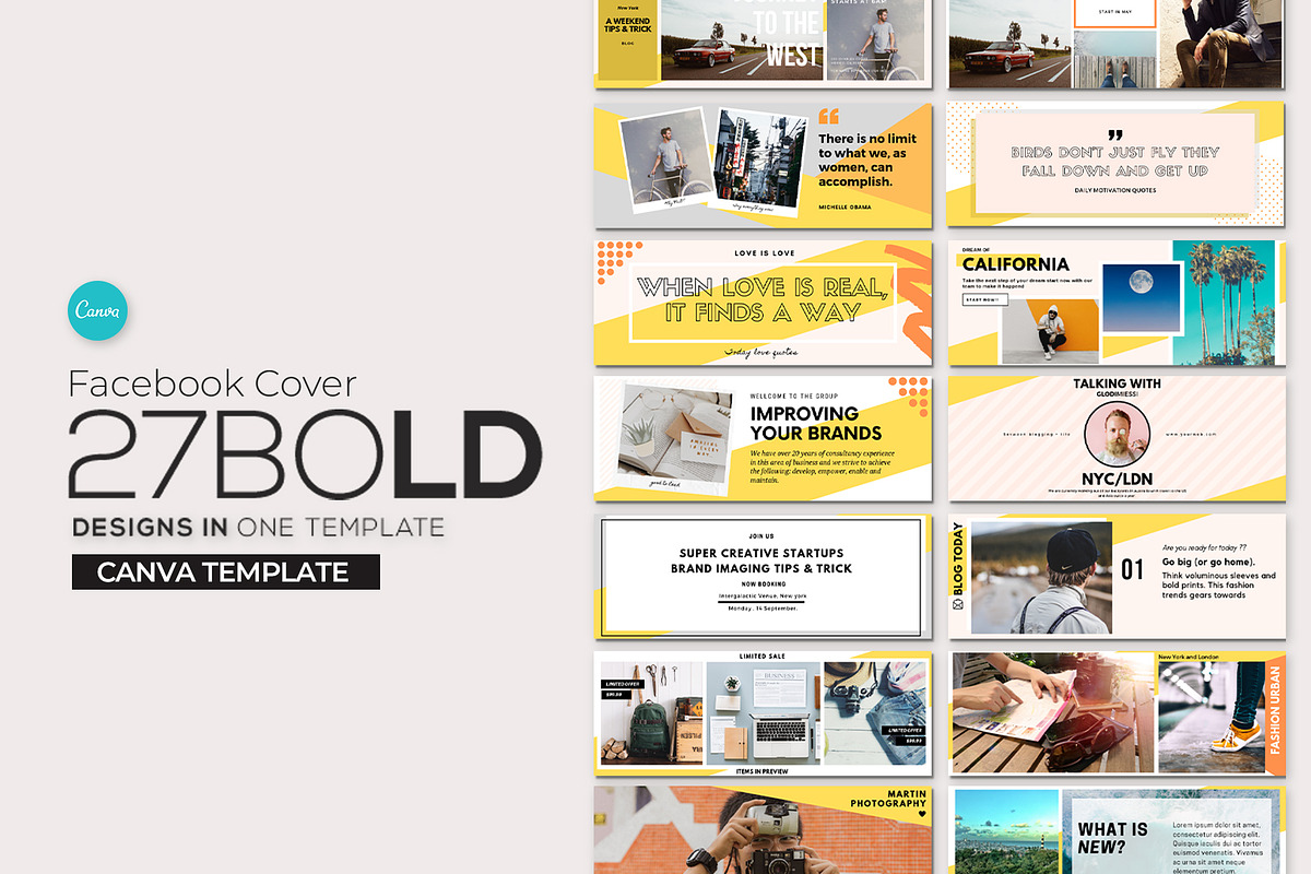 Facebook Bold | Canva in Facebook Templates - product preview 8
