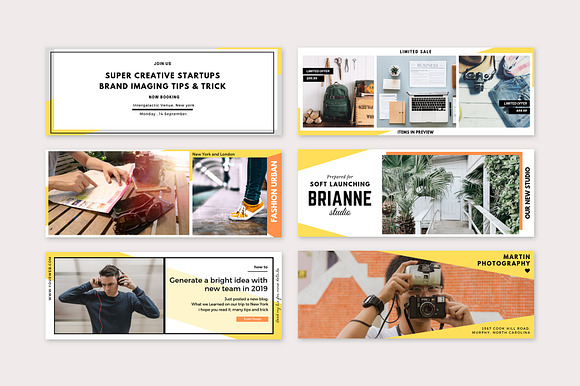 Facebook Bold | Canva in Facebook Templates - product preview 4