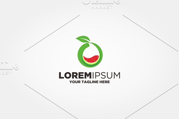 Fruit Watermelon in Logo Templates - product preview 1