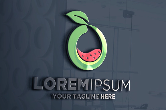 Fruit Watermelon in Logo Templates - product preview 2