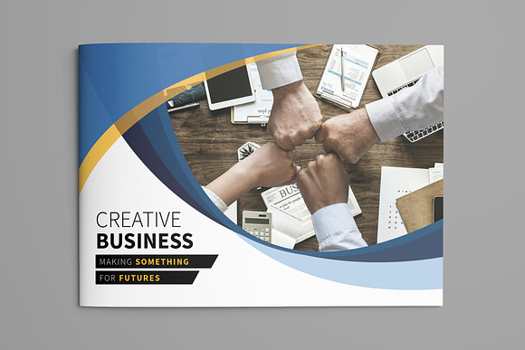 A5 Simple Brochure in Brochure Templates - product preview 8