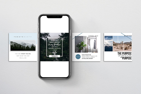 Simple Quotes Layout in Instagram Templates - product preview 3
