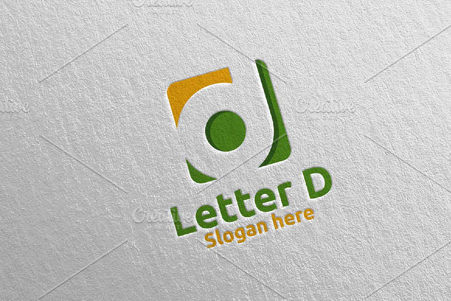 Digital Letter D Logo Design 8 in Logo Templates - product preview 8