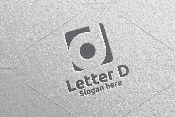 Digital Letter D Logo Design 8 in Logo Templates - product preview 4