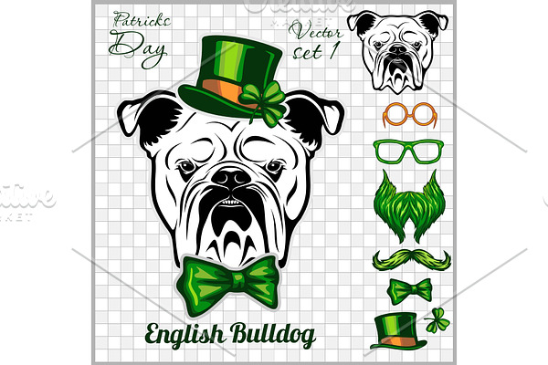 English Bulldog Dog and design