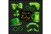 Set of St. Patricks Day - elements