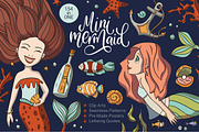 Mini Mermaid. Big Graphic Pack.