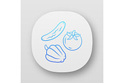 Fresh vegetables app icon