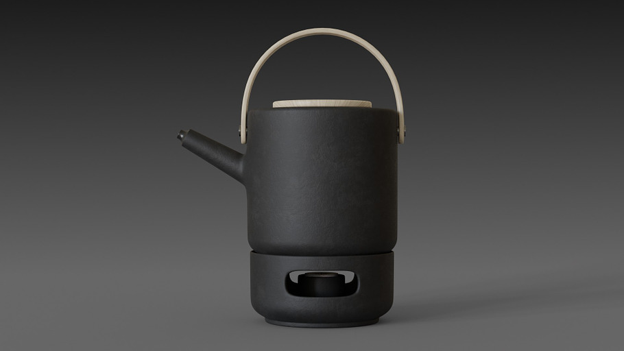 Theo teapot from Stelton in 3D - product preview 7
