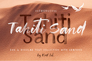 Tahiti Sand. Fonts & Graphics.