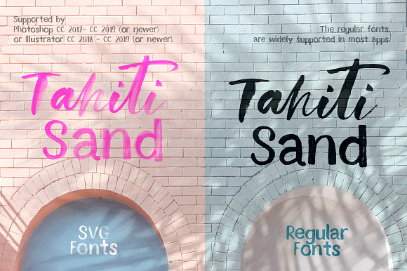 Tahiti Sand. Fonts & Graphics. in Script Fonts - product preview 2