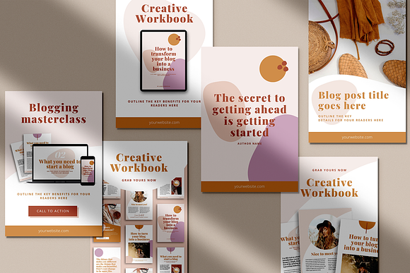 Pinterest Marketing Pack | CANVA in Pinterest Templates - product preview 2