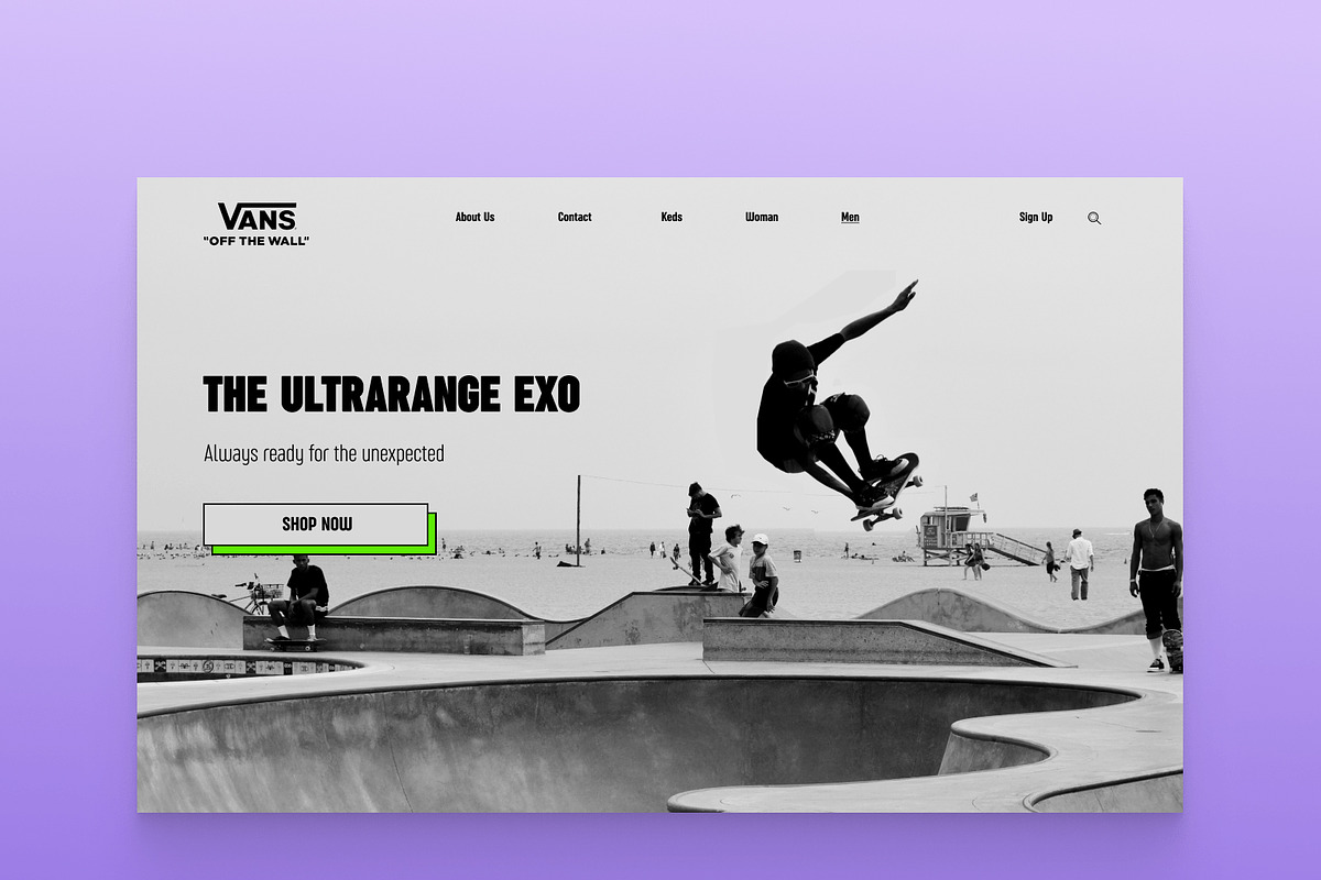Figma Landing Page for skateboard in Landing Page Templates - product preview 8