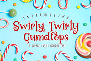 Swirly Twirly Gumdrops Font