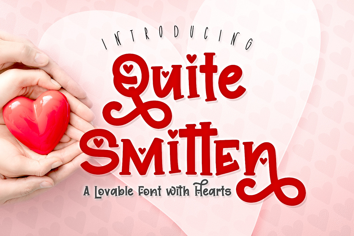Quite Smitten Font in Serif Fonts - product preview 8