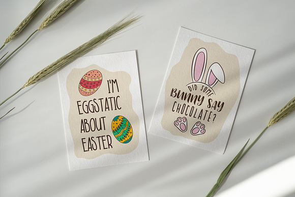 Easter Quotes Clipart Bundle - SVGs in Illustrations - product preview 3