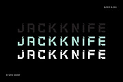 Jackknife – Edgy Display Font