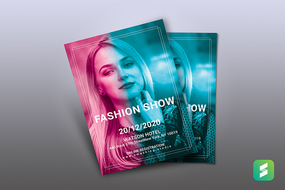 Trendy Fashion Flyer Template in Flyer Templates - product preview 1