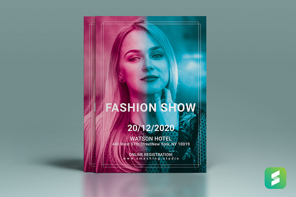 Trendy Fashion Flyer Template in Flyer Templates - product preview 2