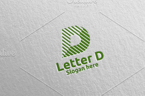 Digital Letter D Logo Design 15 in Logo Templates - product preview 3