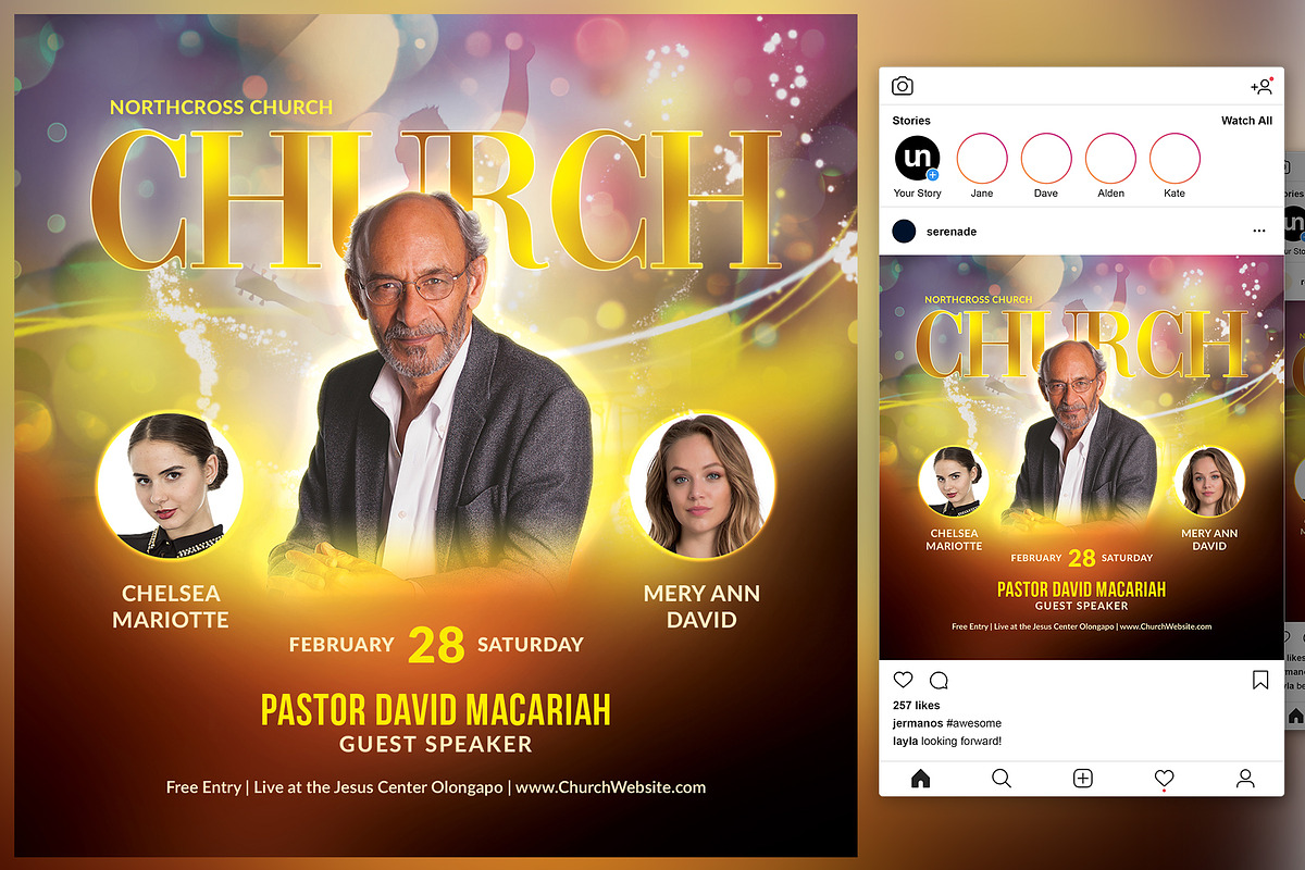 Church Flyer in Flyer Templates - product preview 8