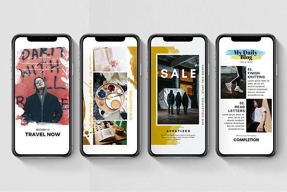 Watercolor Stories in Instagram Templates - product preview 7
