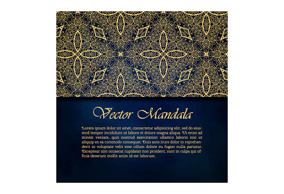 Set of mandala cards. in Wedding Templates - product preview 2
