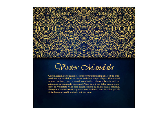 Set of mandala cards. in Wedding Templates - product preview 3