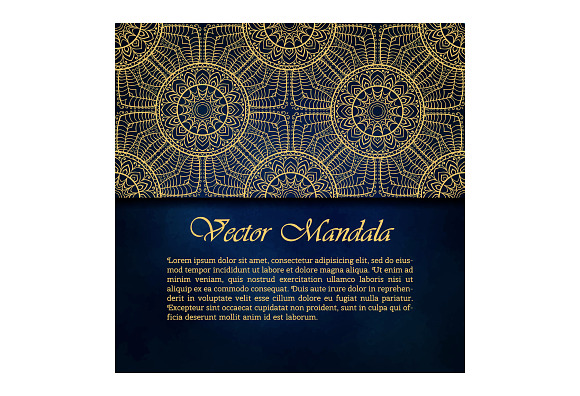 Set of mandala cards. in Wedding Templates - product preview 4