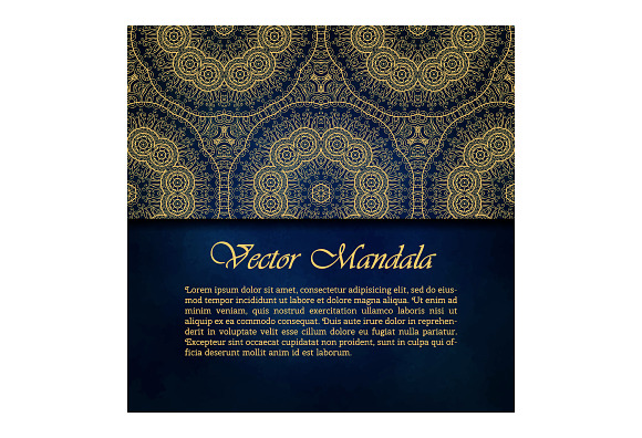 Set of mandala cards. in Wedding Templates - product preview 5