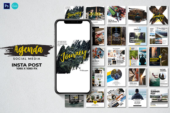 AGENDA Bundle in Instagram Templates - product preview 1