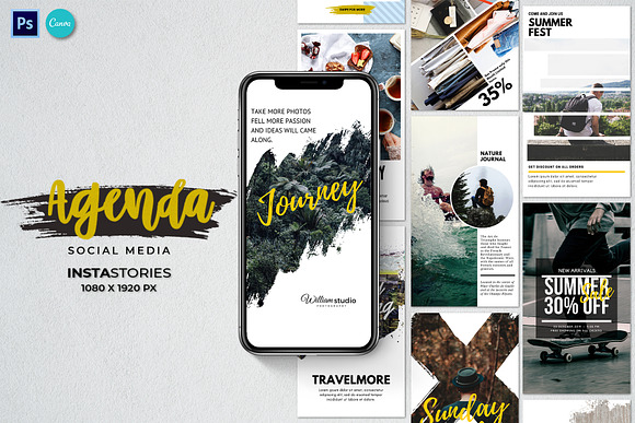 AGENDA Bundle in Instagram Templates - product preview 7