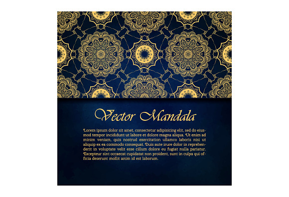 Set of mandala cards. in Wedding Templates - product preview 7