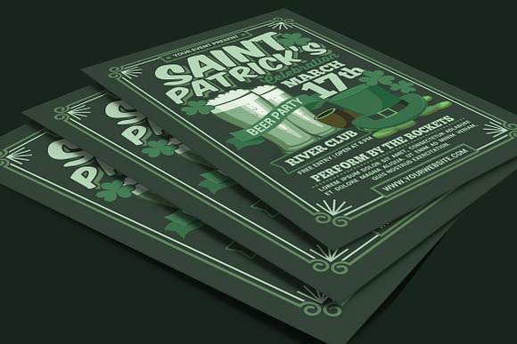 St Patricks Day Beer Party in Flyer Templates - product preview 3