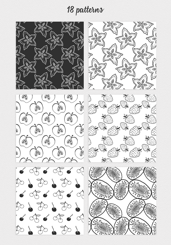 Black and White Illustration Set in Illustrations - product preview 11