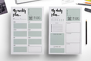 Weekly planner , daily planner