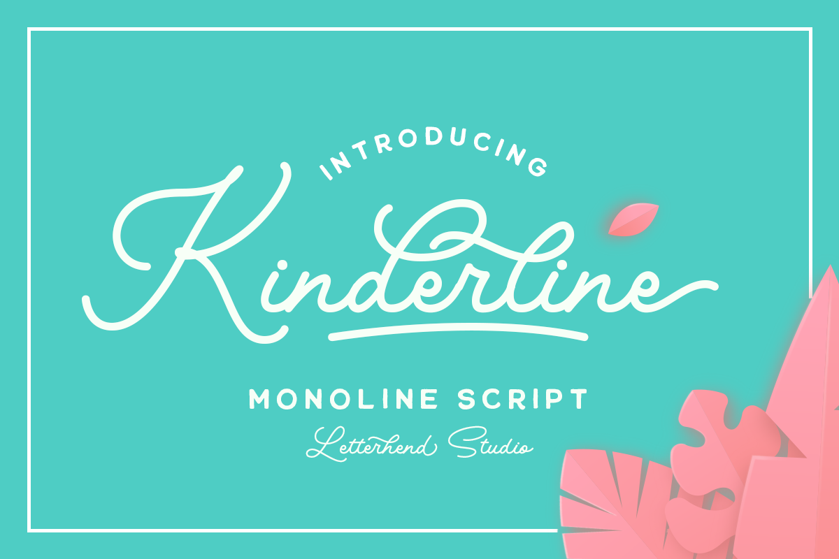 Kinderline - Joy & Playful Script in Script Fonts - product preview 8