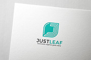 Leaf Letter J Logo