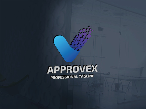Pixel Approve Logo in Logo Templates - product preview 1