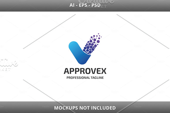 Pixel Approve Logo in Logo Templates - product preview 2
