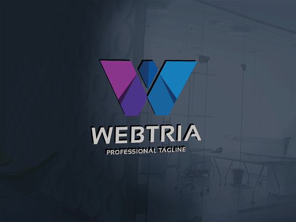 Webtria Letter W Logo in Logo Templates - product preview 1